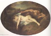 Jupiter and Antiope (mk05) Jean-Antoine Watteau
